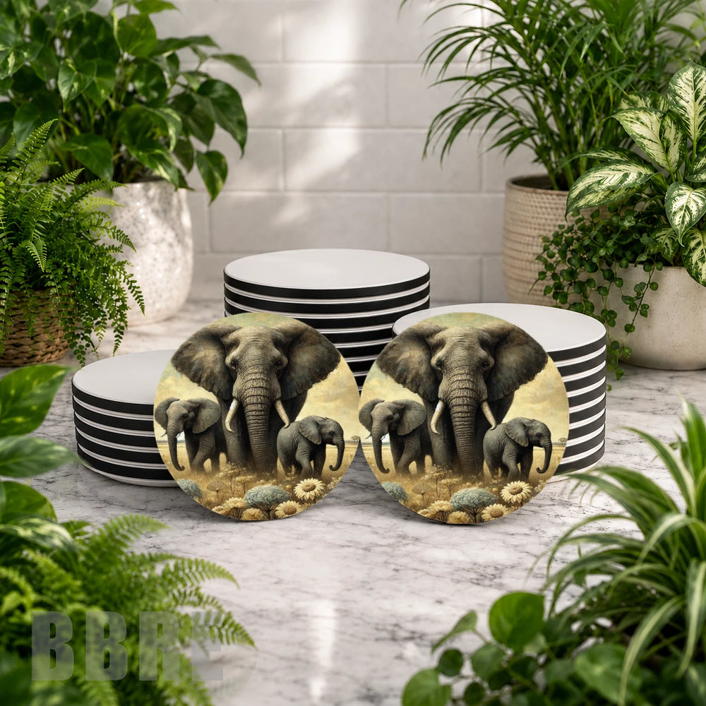 Elephant Family Mockup Image