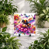 Bee Blossom Clock Mockup