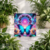 Butterfly Dream Clock Mockup