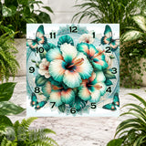 Butterfly Floral Clock Sublimation Wrap