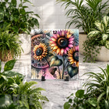 Sunflower Mandala Clock Mockup