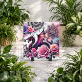Dragon Rose Clock Mockup