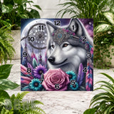 Wolf Dreamcatcher 3 Clock Sublimation Wrap