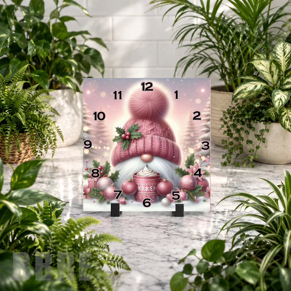Santa Gnome Clock Mockup