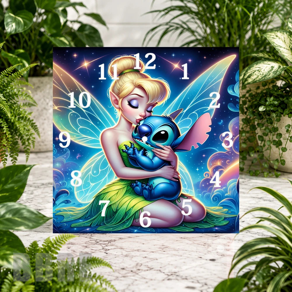 Fairy Friends 2 Clock Sublimation Wrap