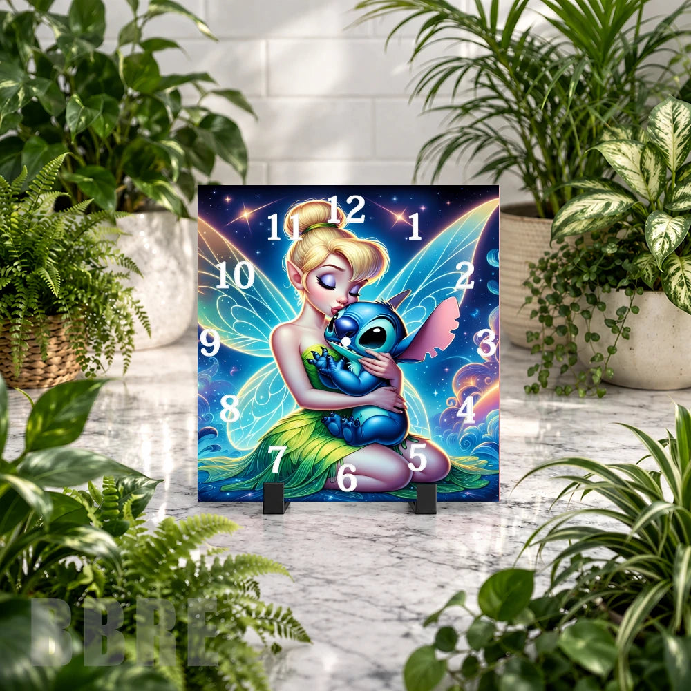 Fairy Friends 2 Clock Mockup