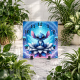 Stitch Lotus Clock Mockup