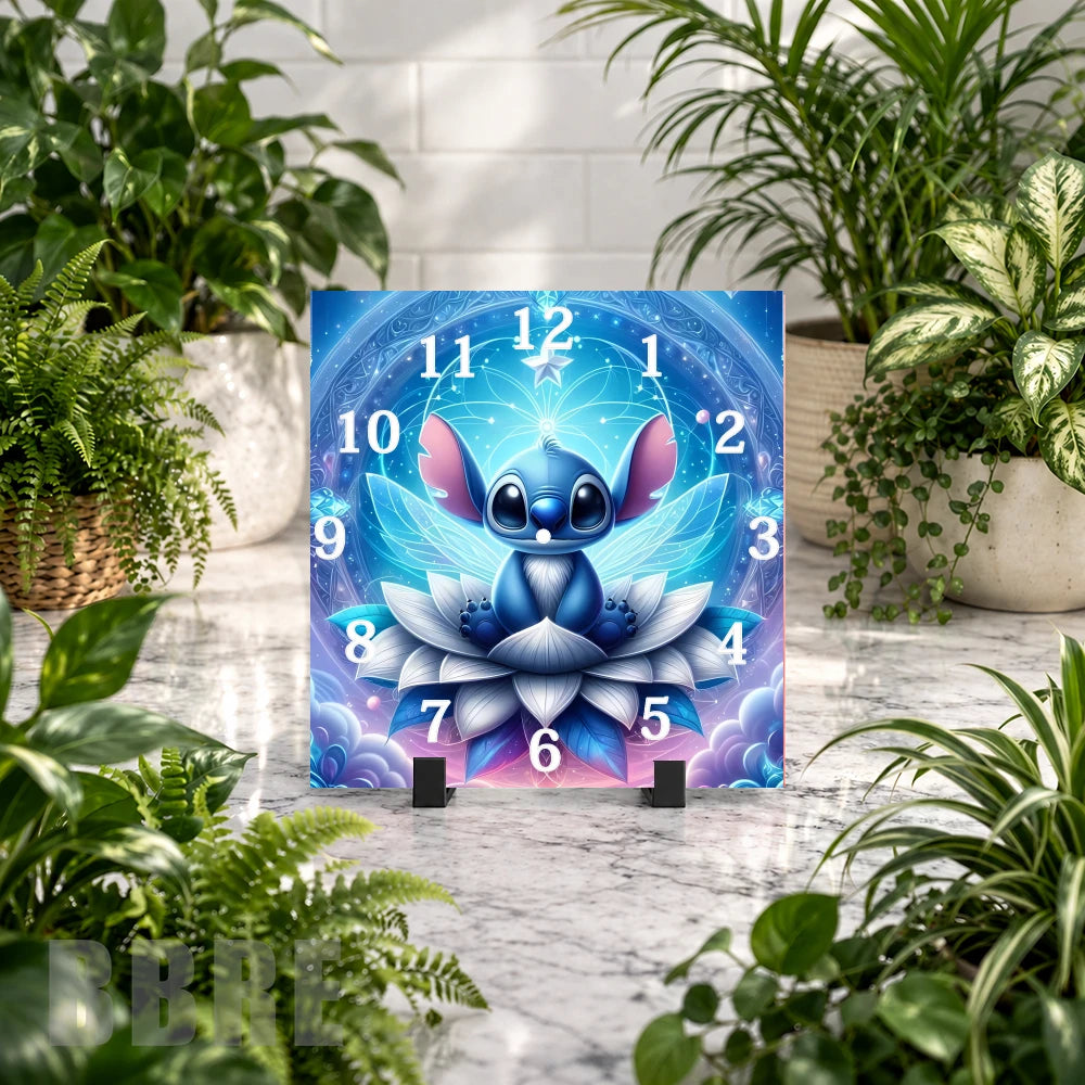 Lotus Fairy Clock Mockup