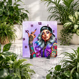 Tattooed Beauty Clock Mockup