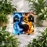 Dragon Duel Clock Mockup