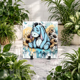 Eeyore Sunflowers Clock Mockup
