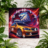Electric Car Clock Sublimation Wrap