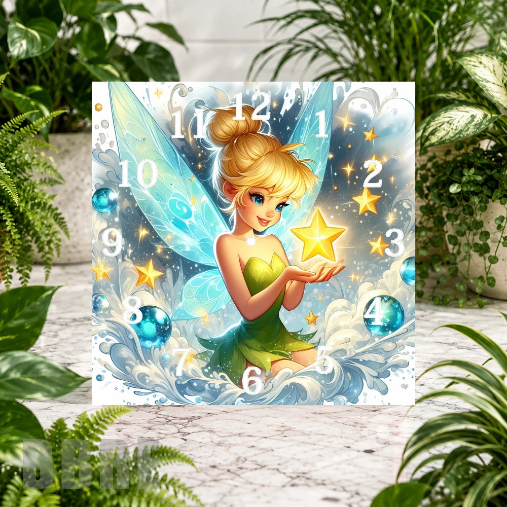 Fairy Star Clock Sublimation Wrap