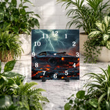 Lightning Car Clock Mockup