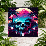 Tropical Skull Clock Sublimation Wrap