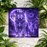 Mystic Wolf Clock Sublimation Wrap