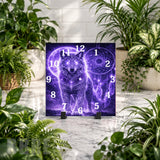 Mystic Wolf 2 Clock Mockup
