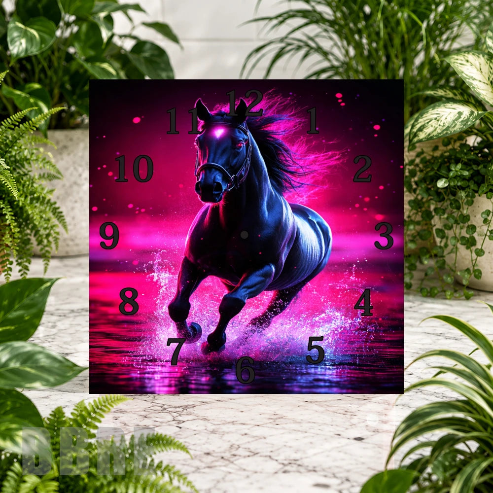 Majestic Stallion Clock Sublimation Wrap