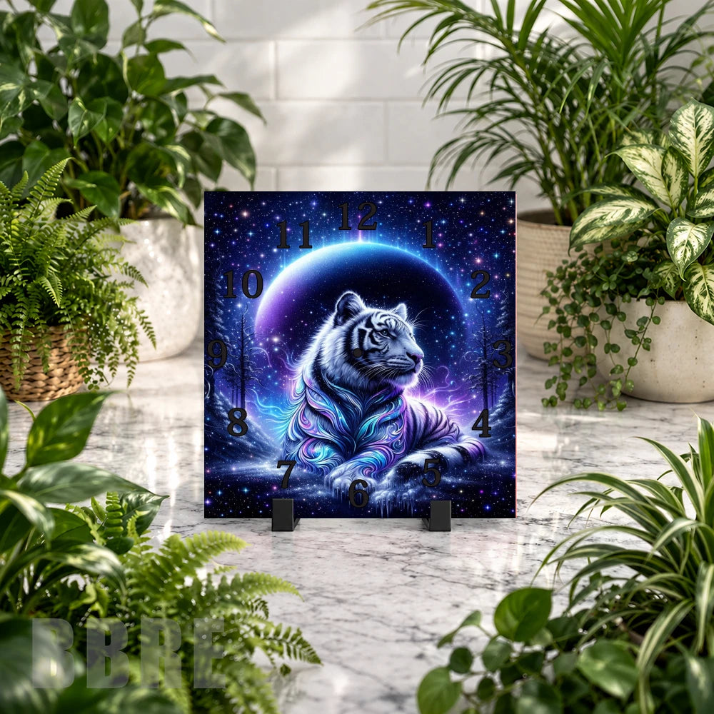 Cosmic Tiger Clock Mockup