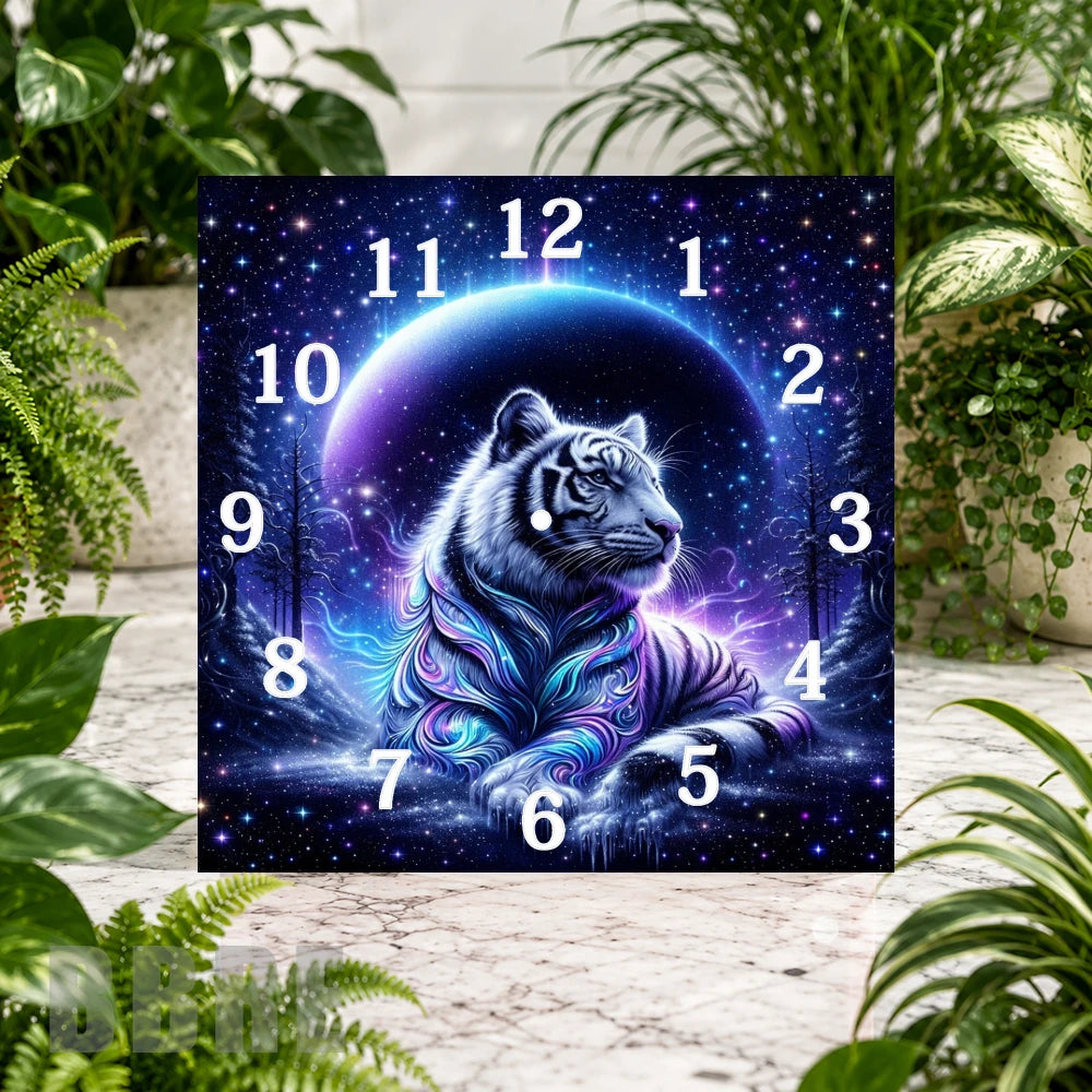 Cosmic Tiger 2 Clock Sublimation Wrap