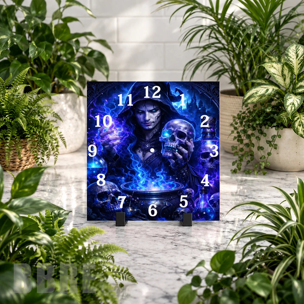 Mystic Sorcerer Clock Mockup