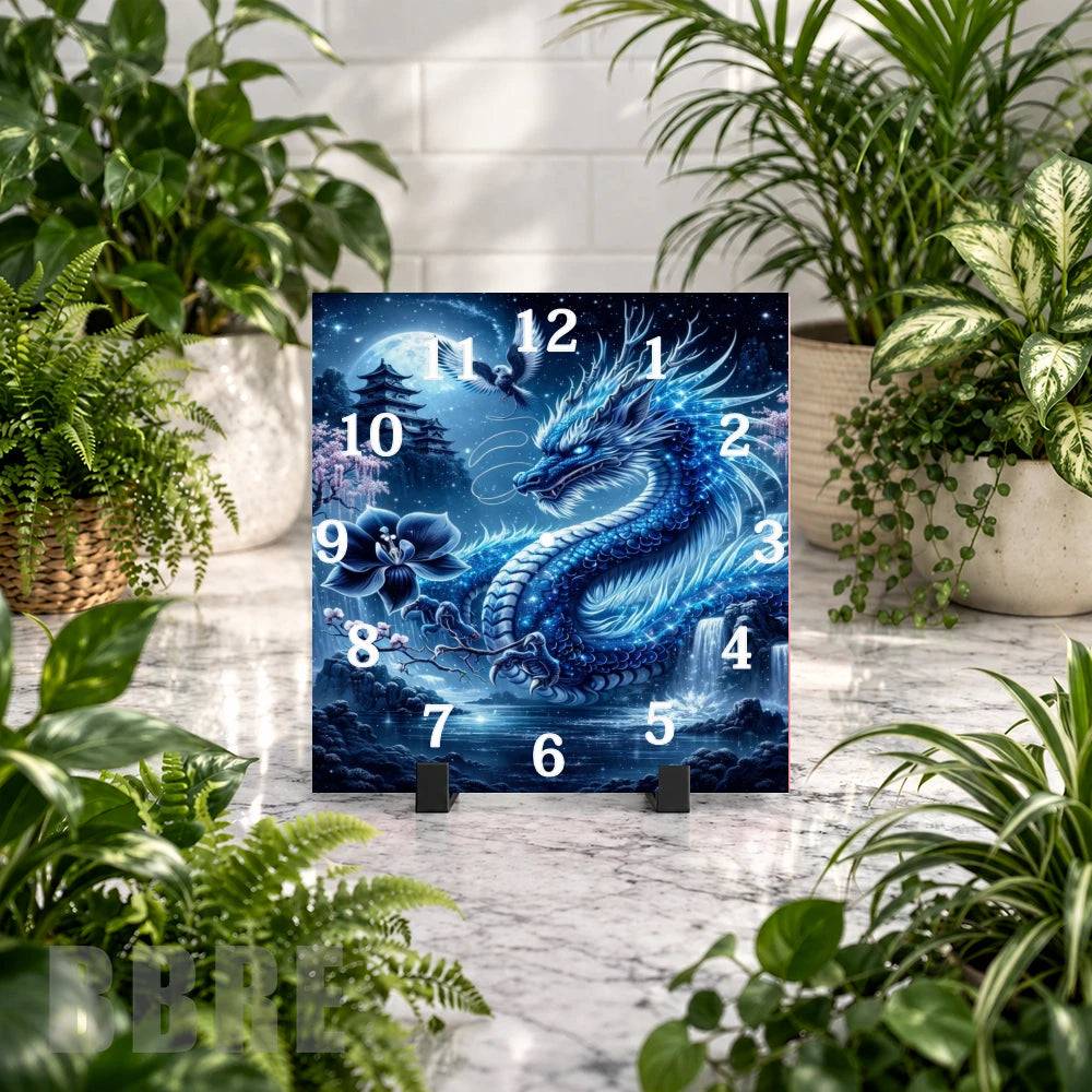 Dragon Clock Clock Mockup