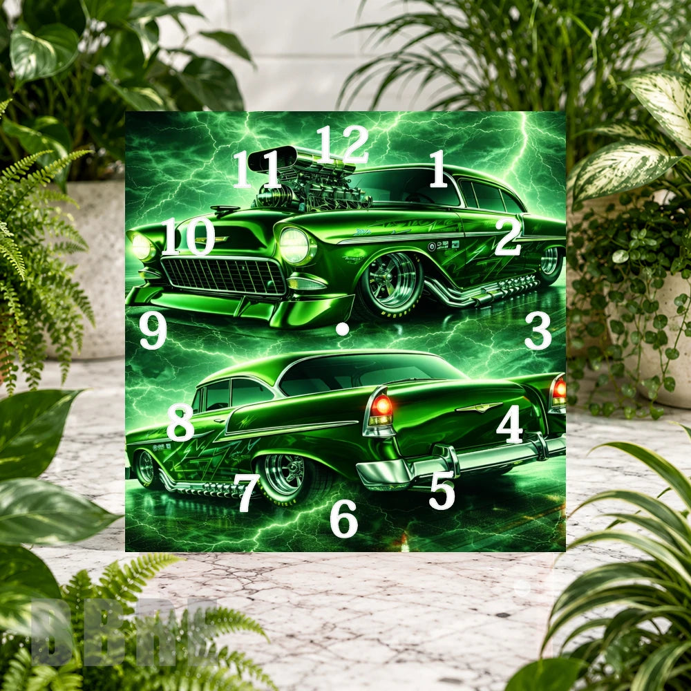 Green Muscle Clock Sublimation Wrap