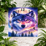 Wolf Moon Clock Sublimation Wrap