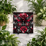 Butterfly Roses Clock Mockup