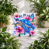 Turtle Butterfly Clock Mockup