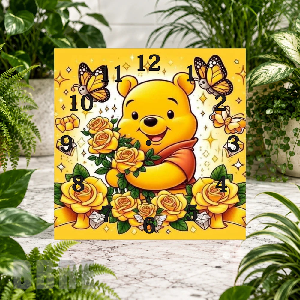 Winnie Clock 2 Clock Sublimation Wrap