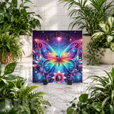 Butterfly Dream 2 Clock Mockup