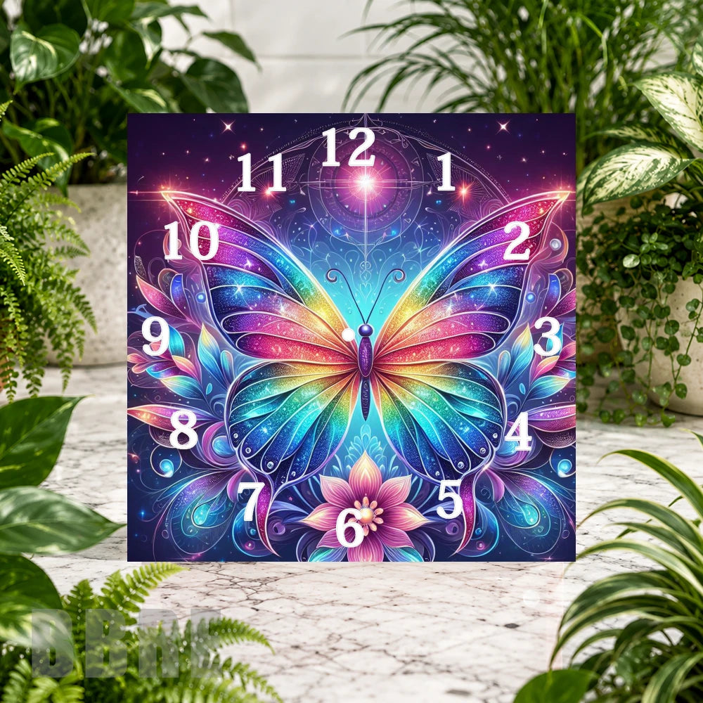 Butterfly Dream 3 Clock Sublimation Wrap