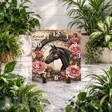 Horse Floral Clock Mockup