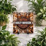 Harley Davidson Clock Mockup