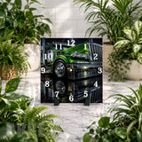 Green Truck Clock Mockup