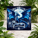 Dragon Wolf Clock Sublimation Wrap