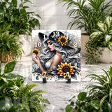 Sunflower Beauty Clock Mockup