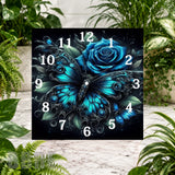 Butterfly Rose 2 Clock Sublimation Wrap