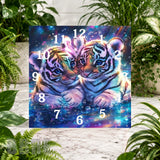 Twin Tigers Clock Sublimation Wrap