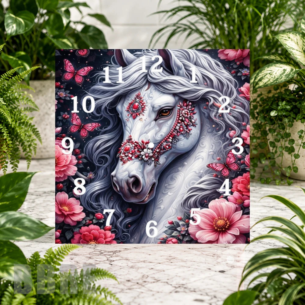Majestic Horse 3 Clock Sublimation Wrap