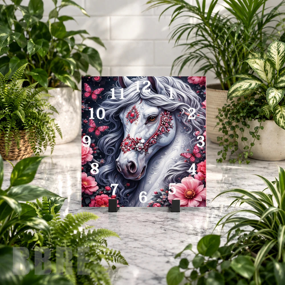 Majestic Horse 3 Clock Mockup