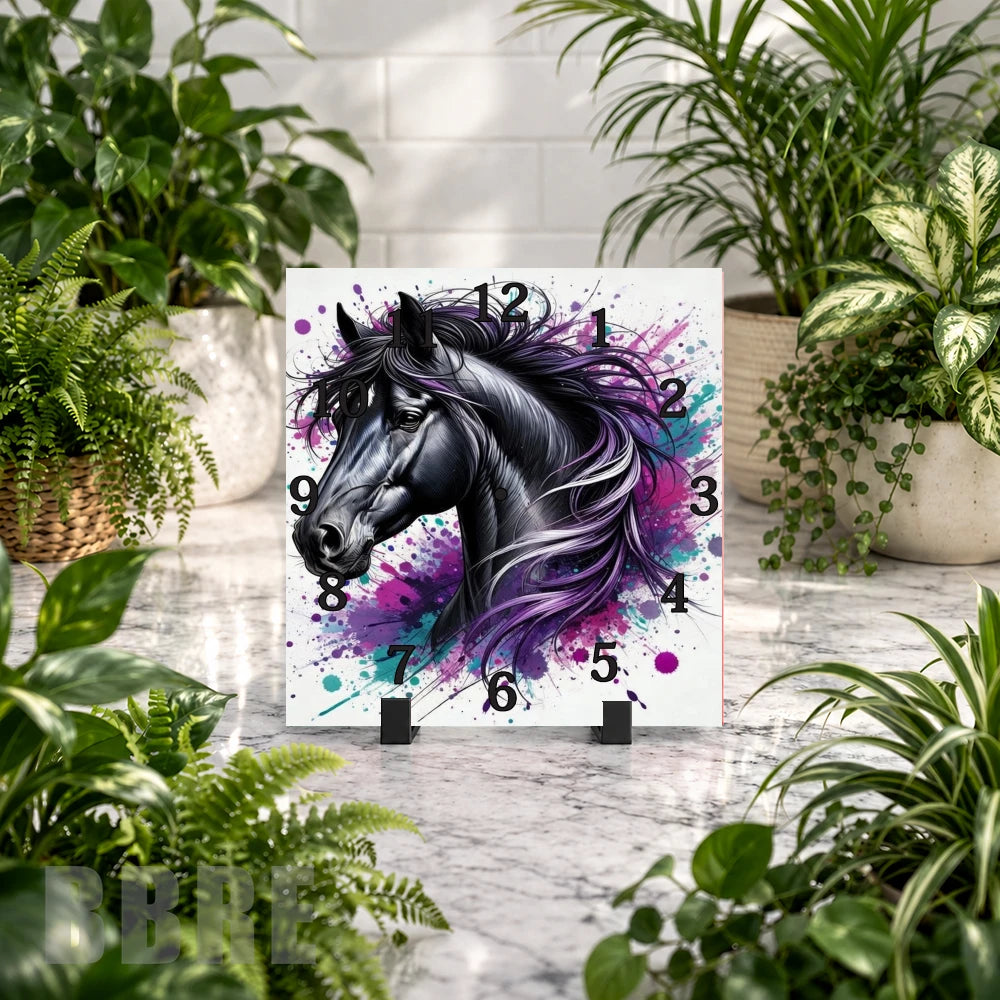 Majestic Horse 5 Clock Mockup