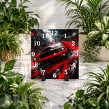 Racing Red Clock Mockup
