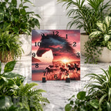 Majestic Horses 3 Clock Mockup