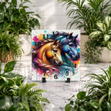 Horse Duo Clock Mockup