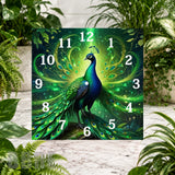 Peacock Elegance 2 Clock Sublimation Wrap