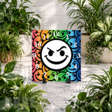 Smiley Face Clock Mockup