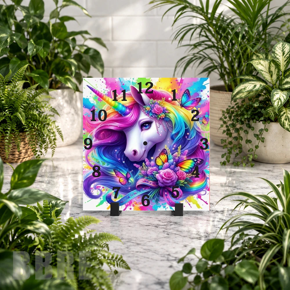 Unicorn Fantasy Clock Mockup