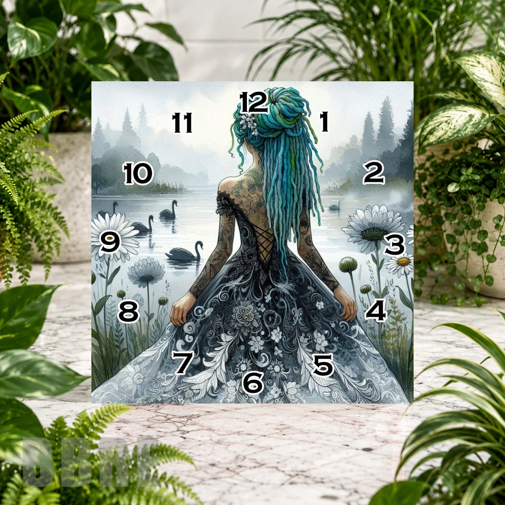 Mystical Maiden Clock Sublimation Wrap